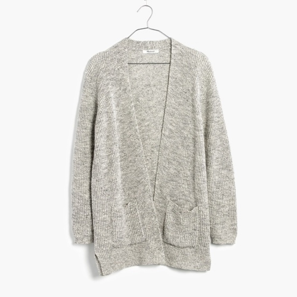 Madewell Marled Postscript Cardigan Sweater